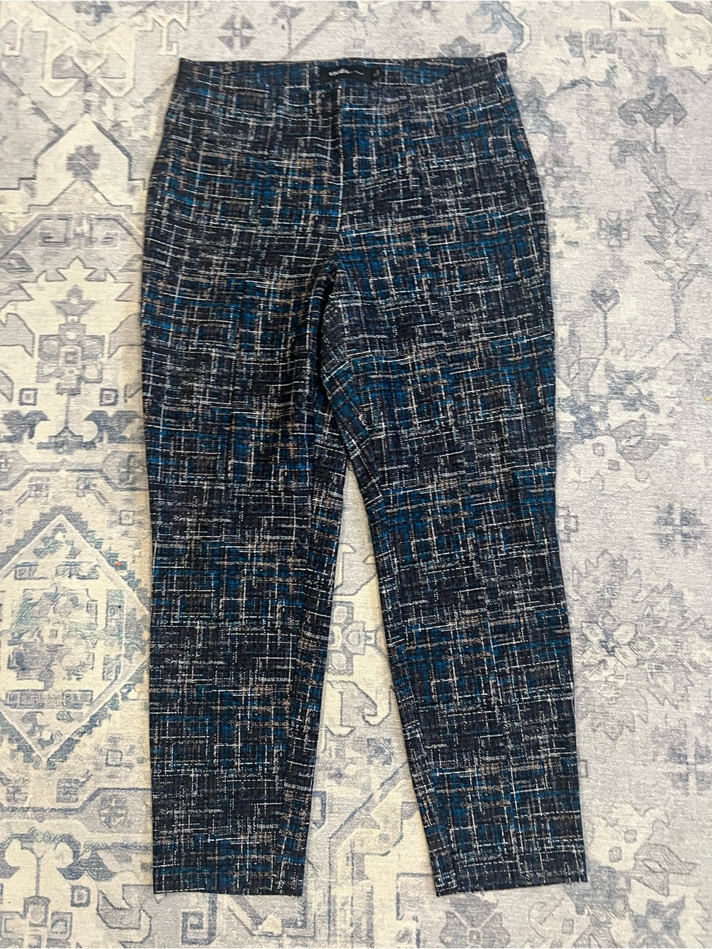 Studio by Torrid NWT Blue Black Plaid Ankle Pants Size 1 T